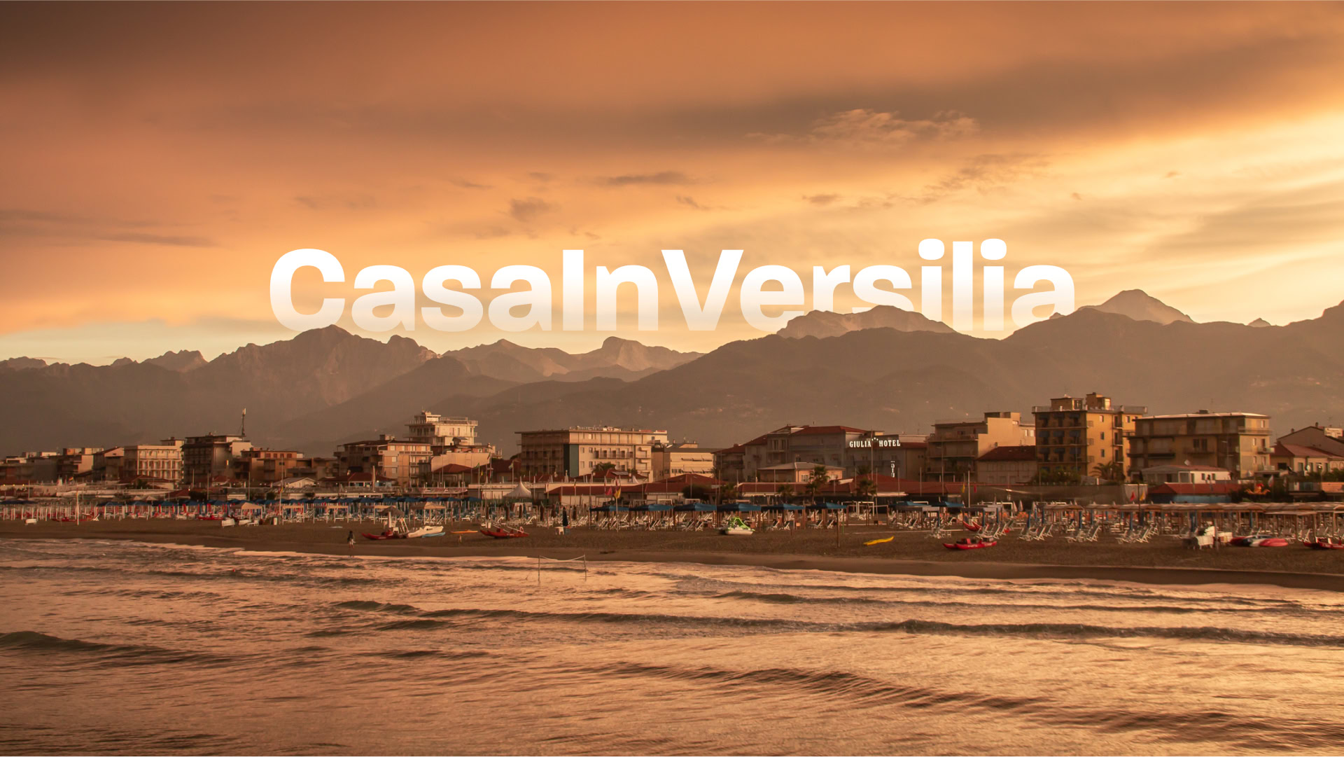 Le Spiagge Di Lido Di Camaiore All'alba Casa In Versilia